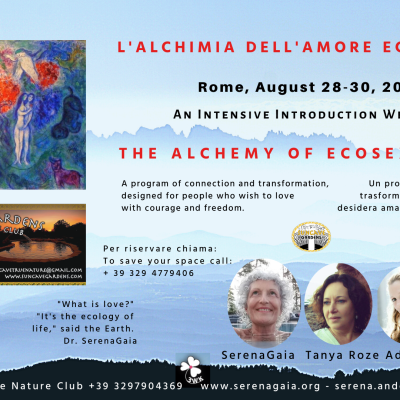 L’Alchimia dell’Amore Ecosessuale/The Alchemy of Ecosexual Love, 28-30 agosto 2020 – Bracciano, Lazio